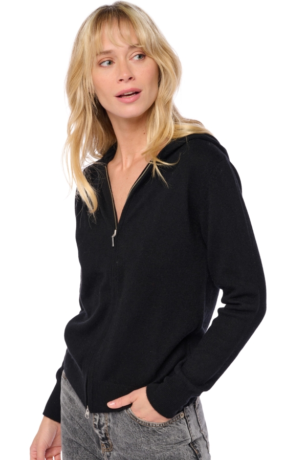 Cashmere ladies basic sweaters at low prices tina first black l