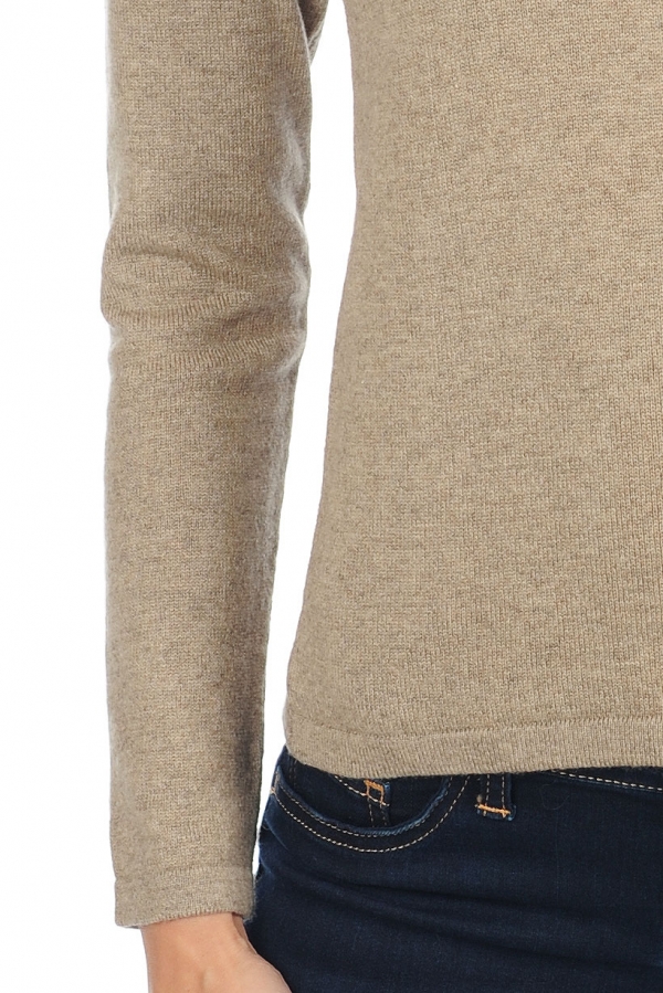 Cashmere ladies premium sweaters emma premium dolma natural 2xl