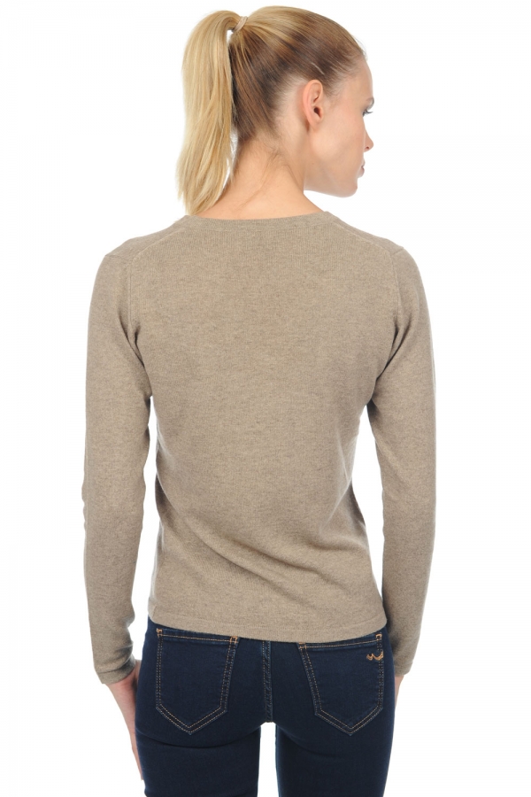 Cashmere ladies premium sweaters emma premium dolma natural 3xl