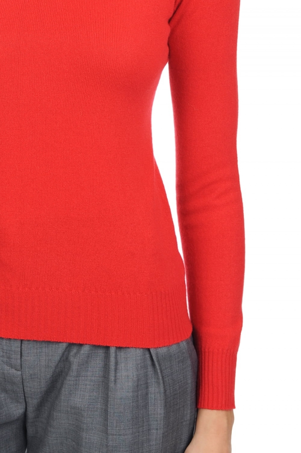 Cashmere ladies premium sweaters lili premium tango red xl