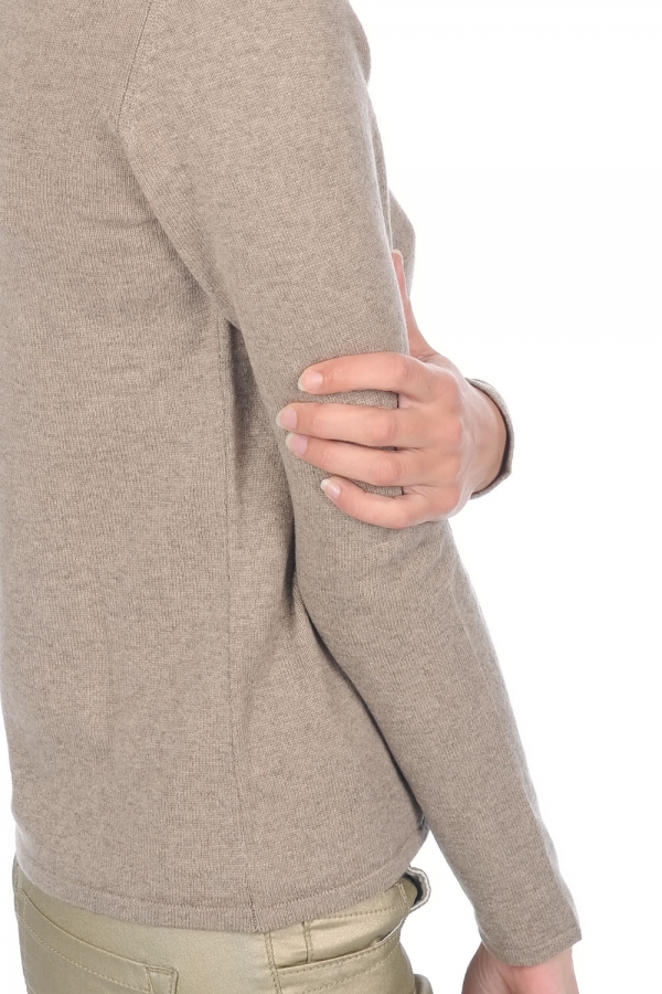 Cashmere ladies premium sweaters line premium dolma natural 2xl