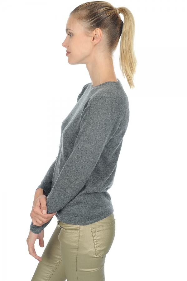 Cashmere ladies premium sweaters line premium premium graphite 2xl