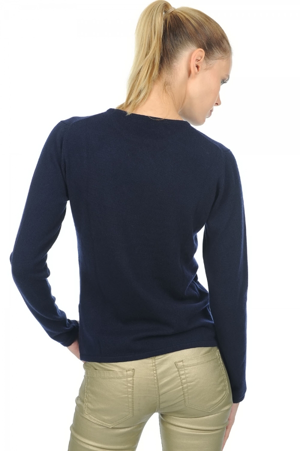 Cashmere ladies premium sweaters line premium premium navy 4xl
