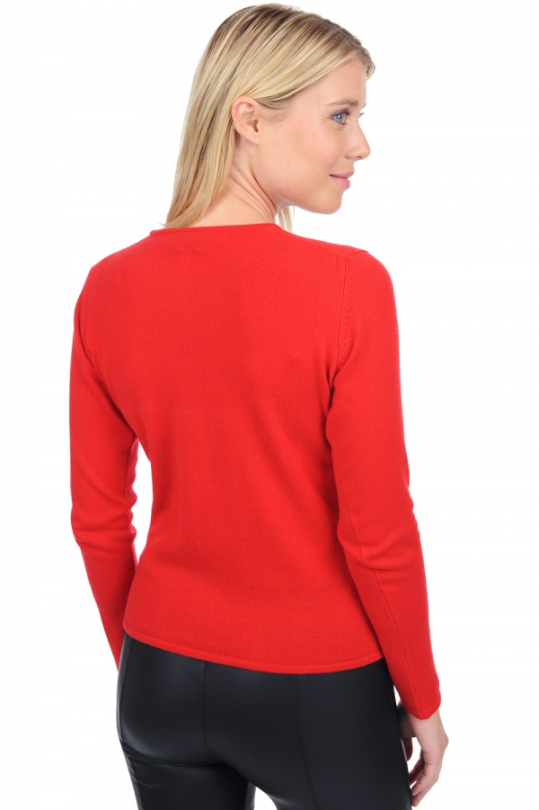 Cashmere ladies premium sweaters line premium tango red xl
