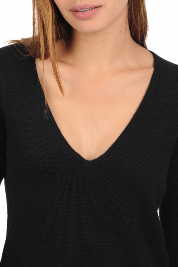 Cashmere ladies premium sweaters vanessa premium black 2xl