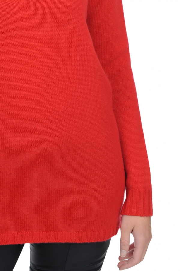 Cashmere ladies premium sweaters vanessa premium tango red 3xl