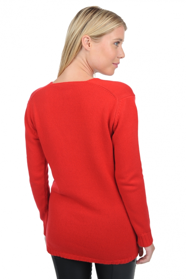 Cashmere ladies premium sweaters vanessa premium tango red m