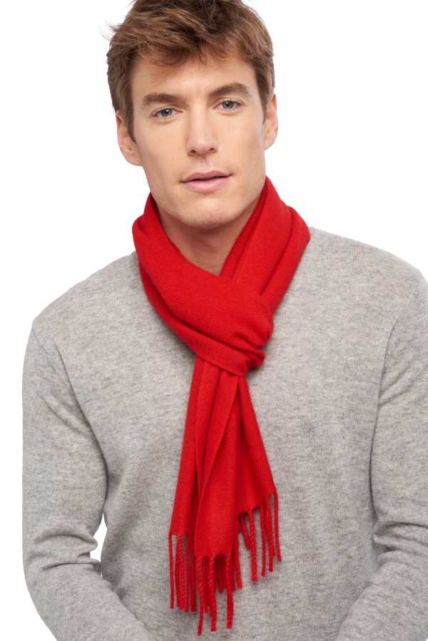 Cashmere ladies scarves mufflers zak170 flashing red 170 x 25 cm