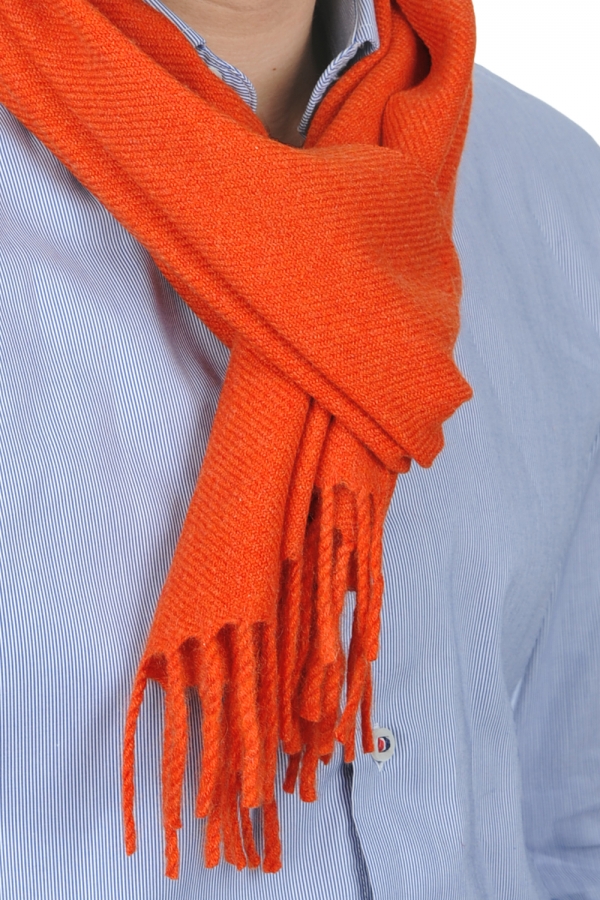 Cashmere ladies scarves mufflers zak170 paprika 170 x 25 cm