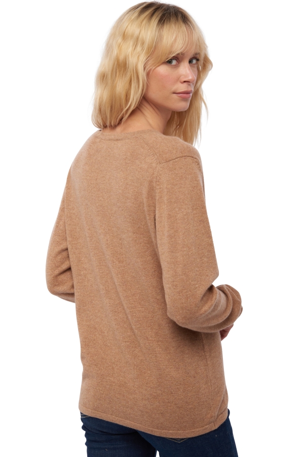 Cashmere ladies spring summer collection emma camel chine 2xl