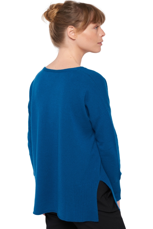 Cashmere ladies spring summer collection uhaina canard blue s