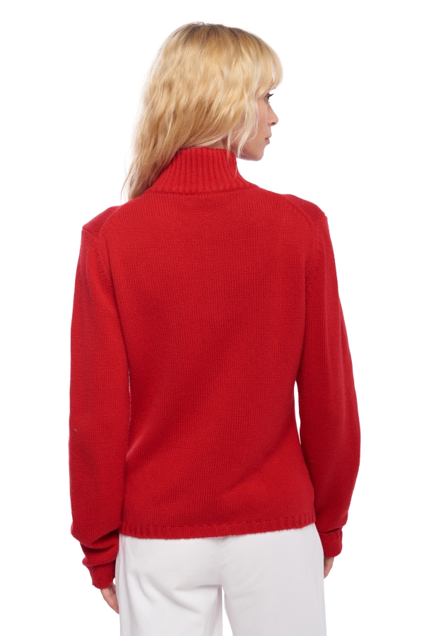 Cashmere ladies timeless classics elodie blood red m