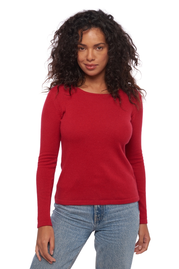 Cashmere ladies timeless classics solange blood red l