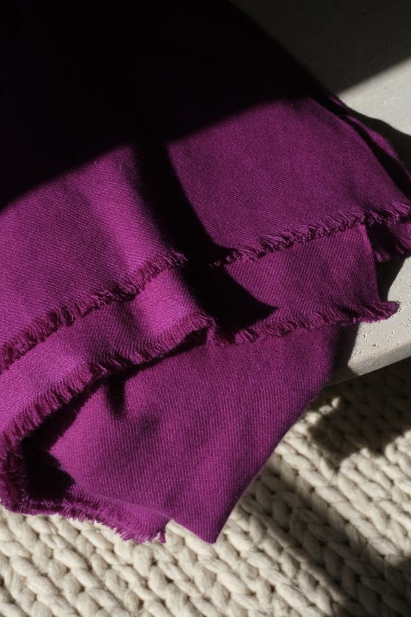 Cashmere ladies toodoo plain s 140 x 200 purple magic 140 x 200 cm