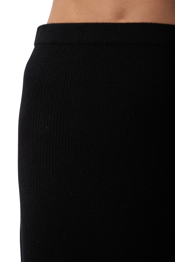 Cashmere ladies trousers leggings vallery black xs