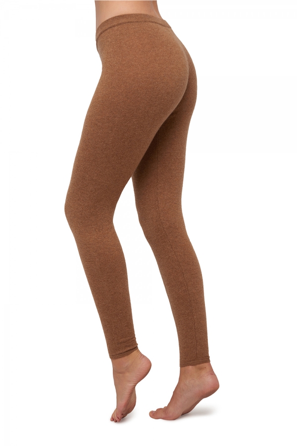 Cashmere ladies trousers leggings xelina camel chine s