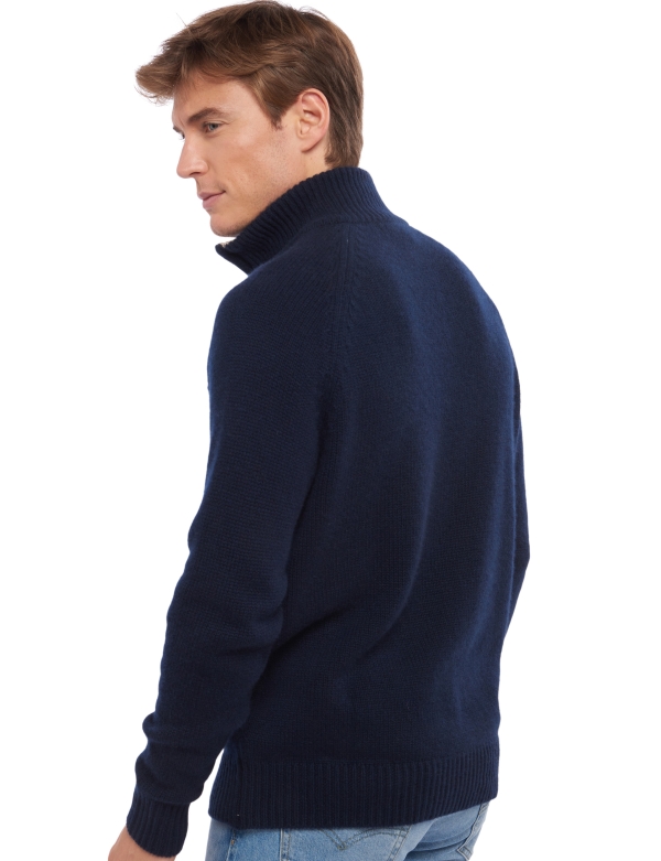 Cashmere men chunky sweater angers dress blue toast l