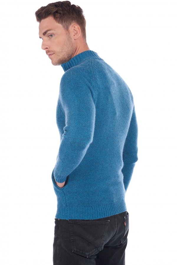Cashmere men chunky sweater argos manor blue m