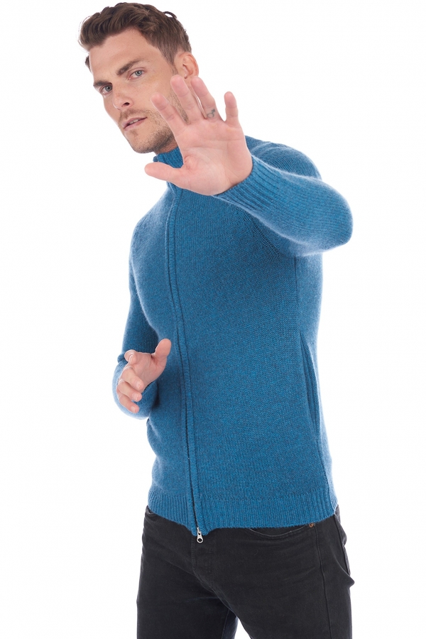 Cashmere men chunky sweater argos manor blue m