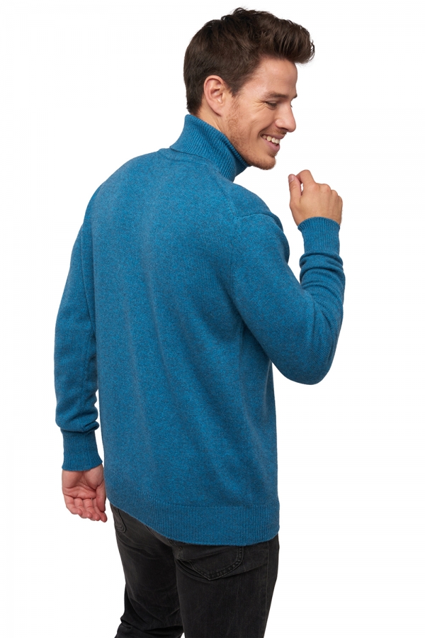 Cashmere men chunky sweater edgar 4f manor blue m