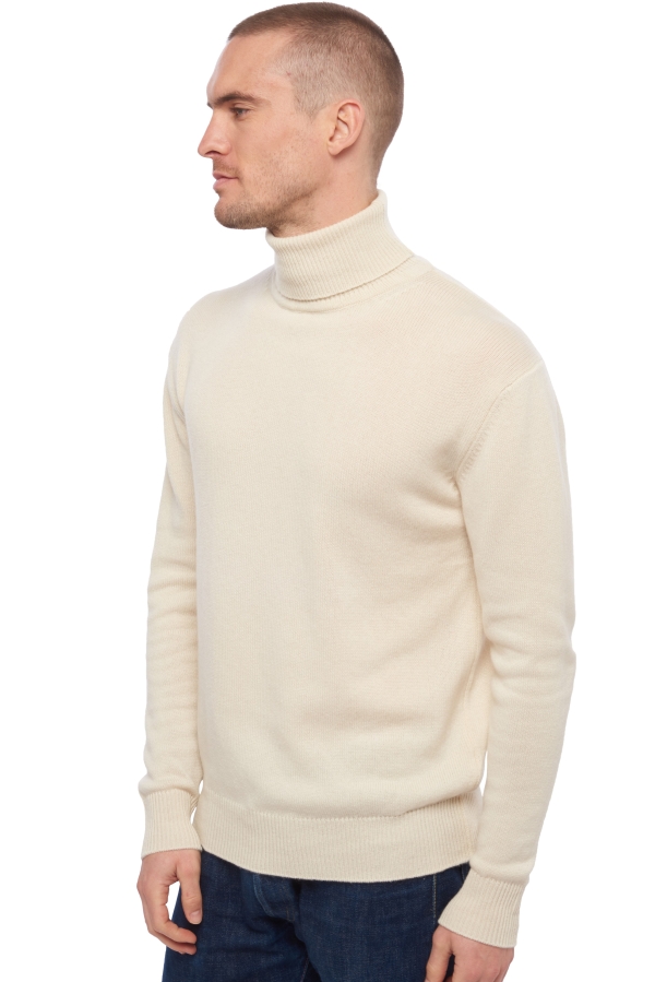 Cashmere men chunky sweater edgar 4f natural ecru 2xl