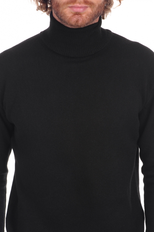 Cashmere men chunky sweater edgar 4f premium black m