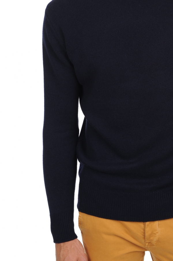 Cashmere men chunky sweater edgar 4f premium premium navy 2xl