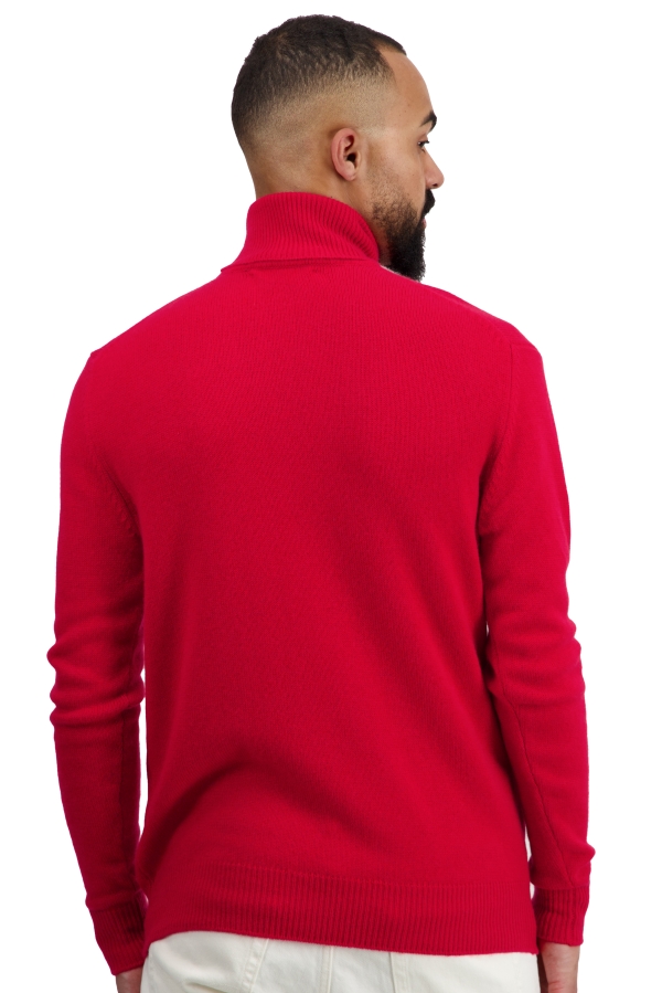 Cashmere men chunky sweater edgar 4f rouge m
