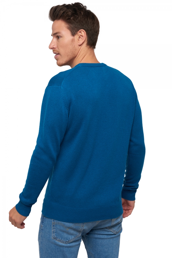Cashmere men chunky sweater nestor 4f canard blue xs