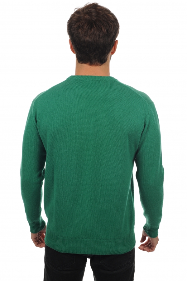 Cashmere men chunky sweater nestor 4f evergreen l