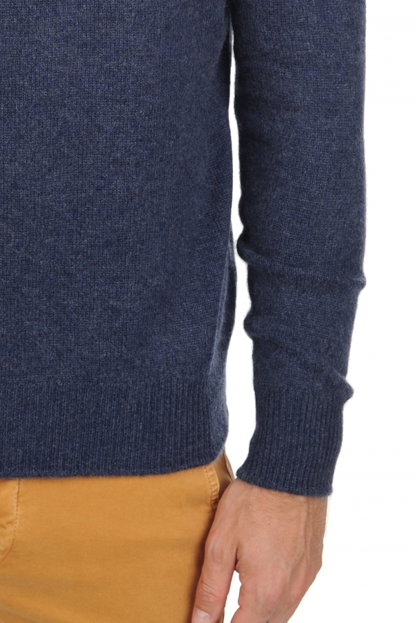 Cashmere men chunky sweater nestor 4f indigo 3xl
