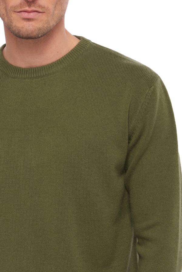 Cashmere men chunky sweater nestor 4f ivy green xl