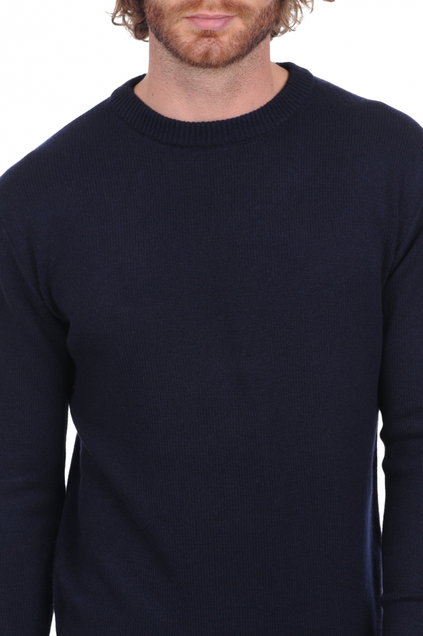 Cashmere men chunky sweater nestor 4f premium premium navy s