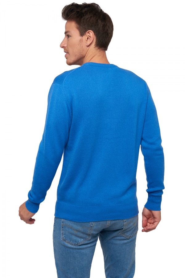 Cashmere men chunky sweater nestor 4f tetbury blue xs