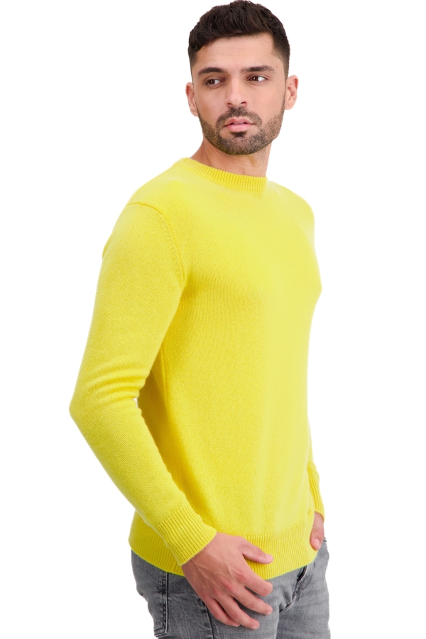 Cashmere men chunky sweater touraine first daffodil 3xl