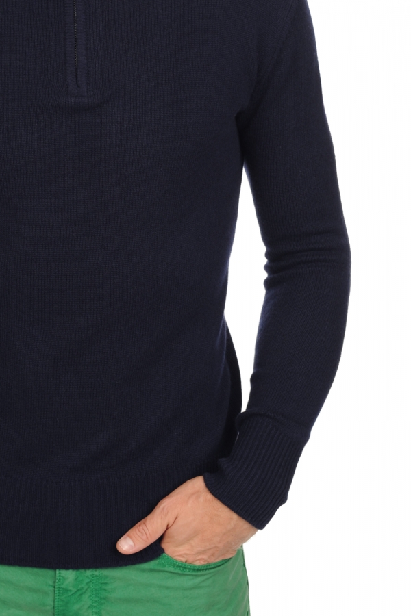 Cashmere men polo style sweaters donovan premium premium navy xl