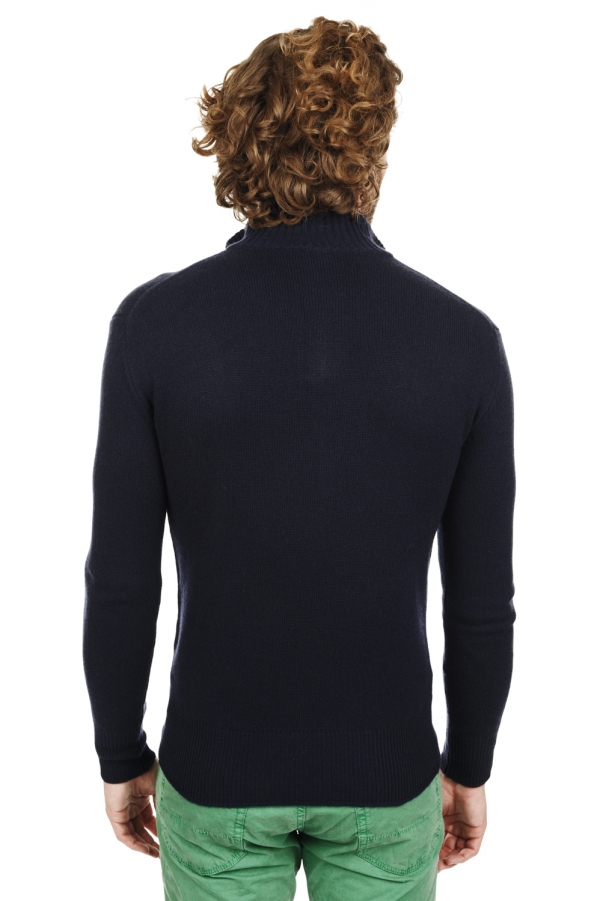 Cashmere men polo style sweaters donovan premium premium navy xl