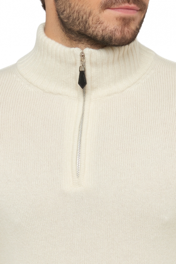 Cashmere men polo style sweaters donovan premium tenzin natural l