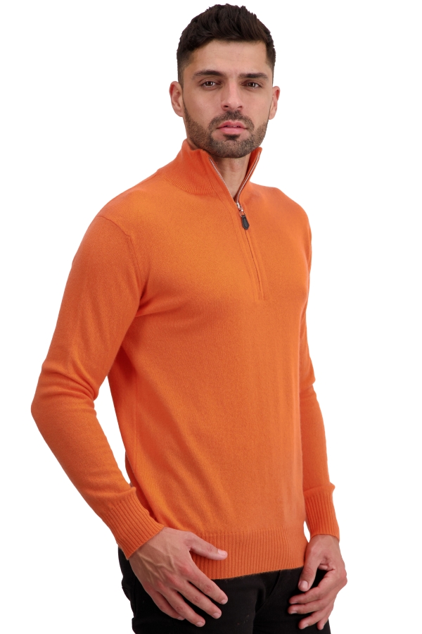 Cashmere men polo style sweaters toulon first nectarine 2xl