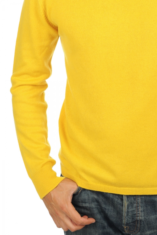 Cashmere men roll neck frederic cyber yellow xl