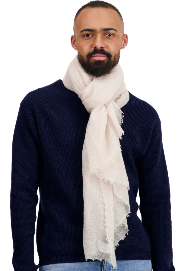 Cashmere men scarves mufflers tonka crystal grey 200 cm x 120 cm