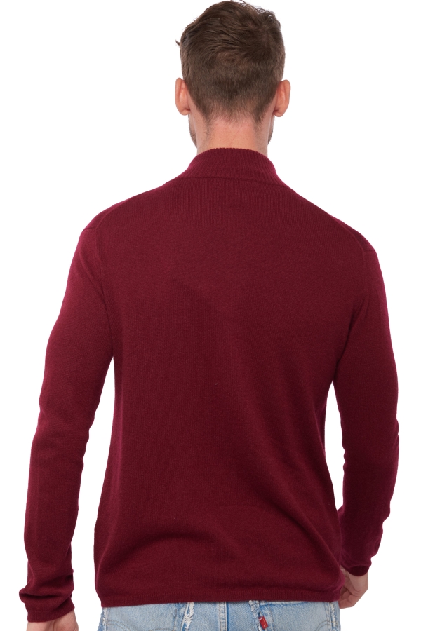 Cashmere men waistcoat sleeveless sweaters elton bordeaux 3xl