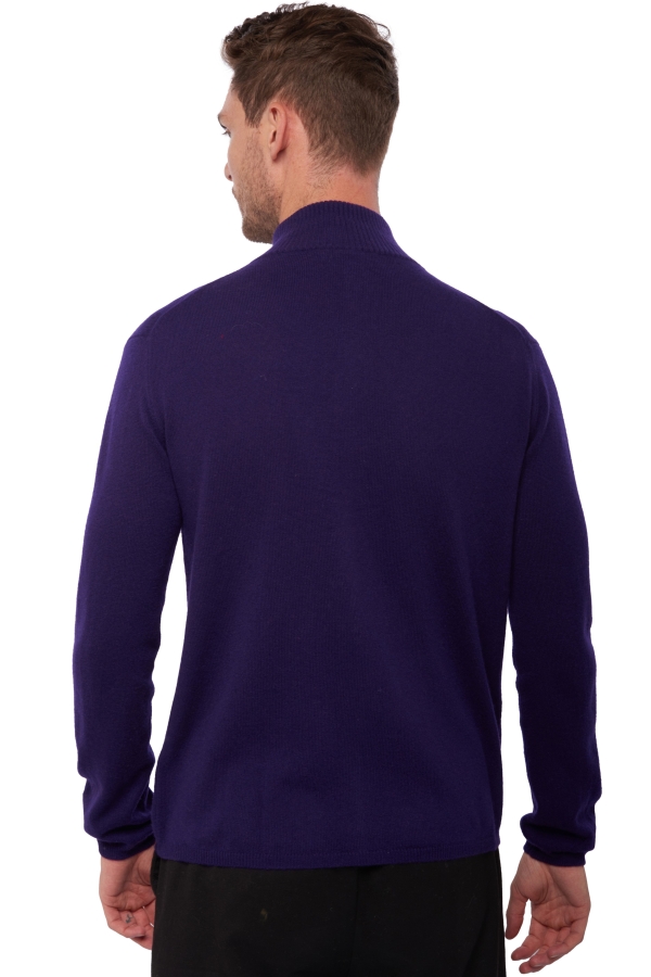 Cashmere men waistcoat sleeveless sweaters elton deep purple 2xl