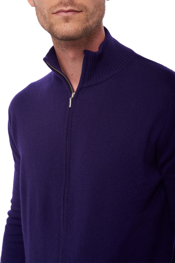 Cashmere men waistcoat sleeveless sweaters elton deep purple 3xl