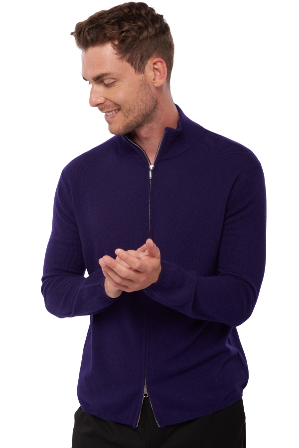 Cashmere men waistcoat sleeveless sweaters elton deep purple 4xl