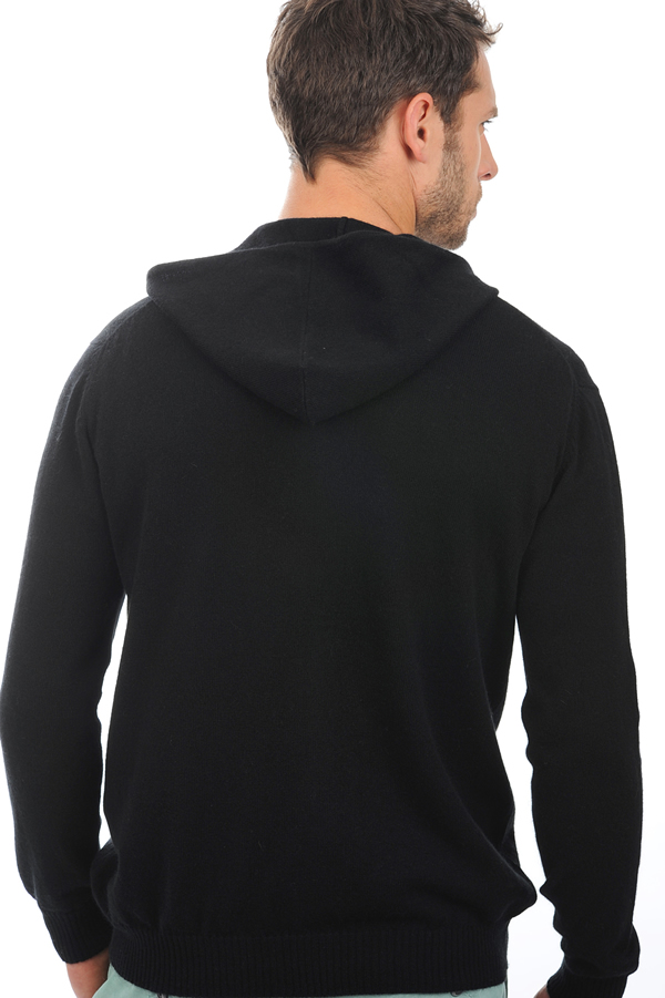 Cashmere men waistcoat sleeveless sweaters hiro black 4xl