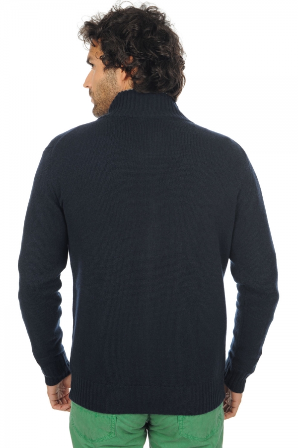 Cashmere men waistcoat sleeveless sweaters maxime dress blue flanelle chine 2xl