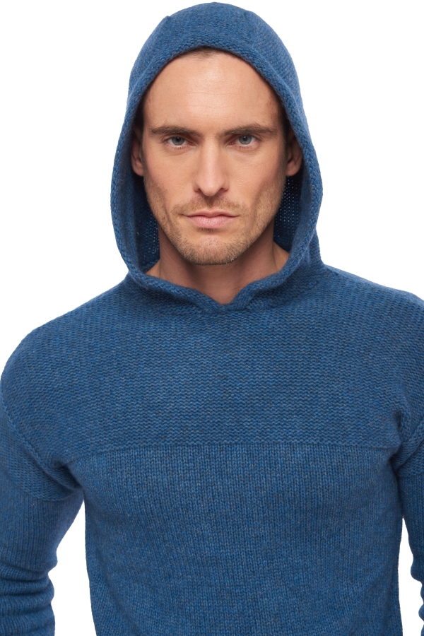 Yak men chunky sweater wayne stellar blue 2xl