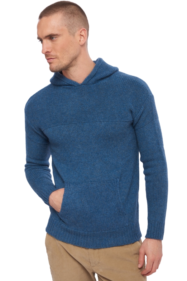 Yak men chunky sweater wayne stellar blue m