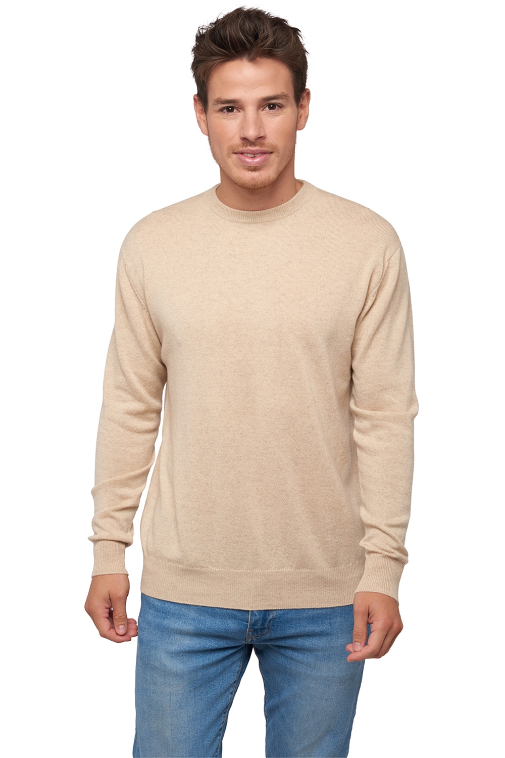  men chunky sweater natural ness 4f natural beige m